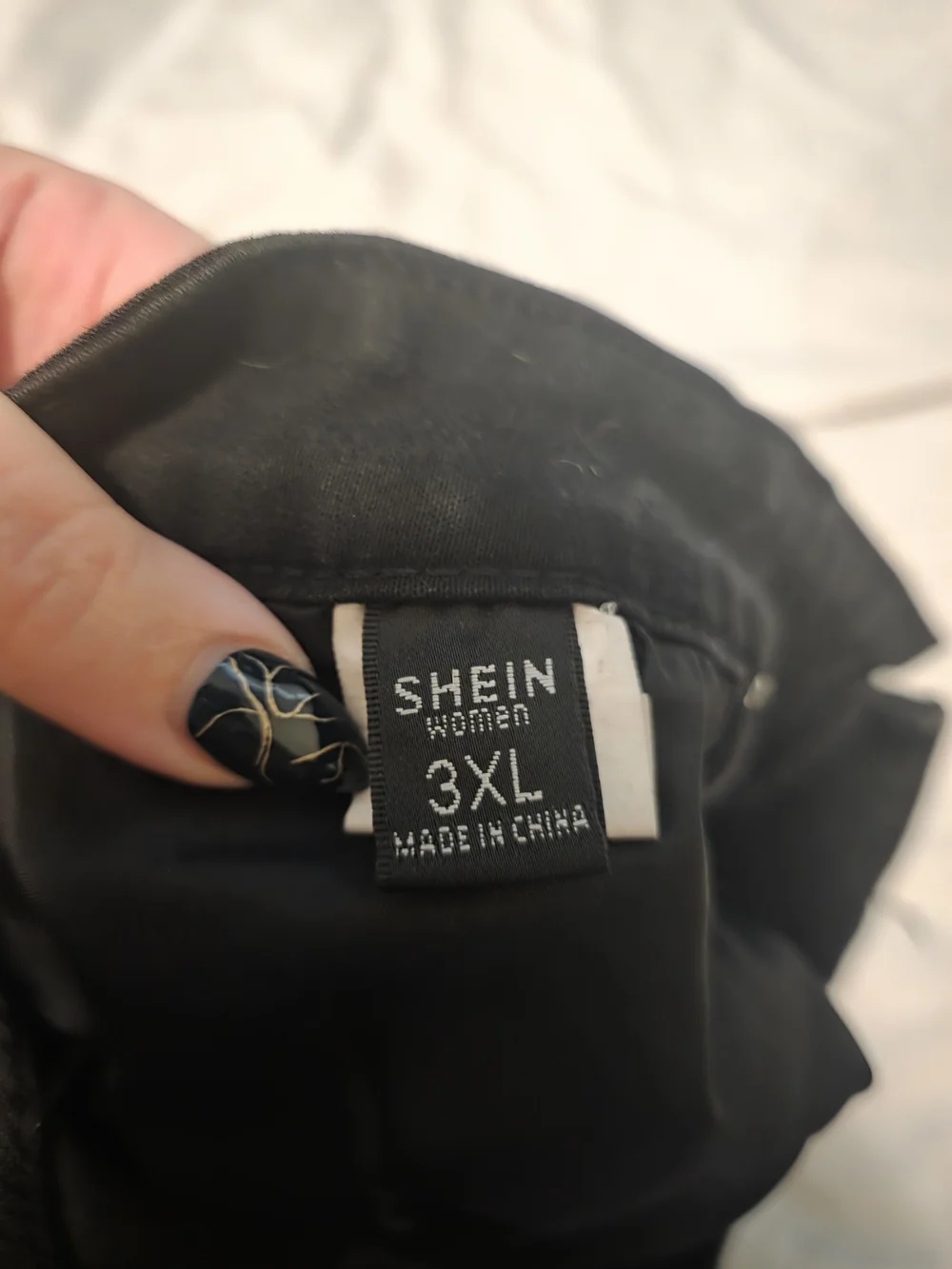 Black High-Rise Denim Jeans